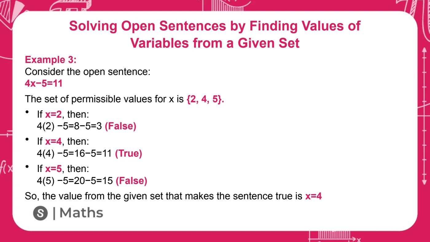 Open Sentences — Missing Numbers — page 7 of 8