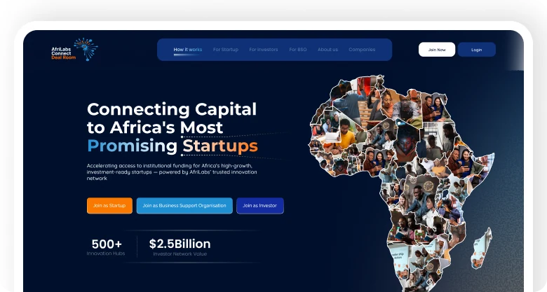 Deal room — capital and startup matching