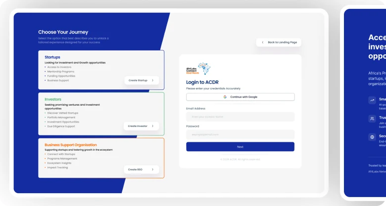 Account access and sign-in